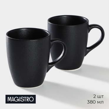 Кружка Magistro , 380 мл, фарфор, 2 шт.