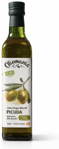 Растительное масло Oliomania оливковое нерафинированное 0.5 л