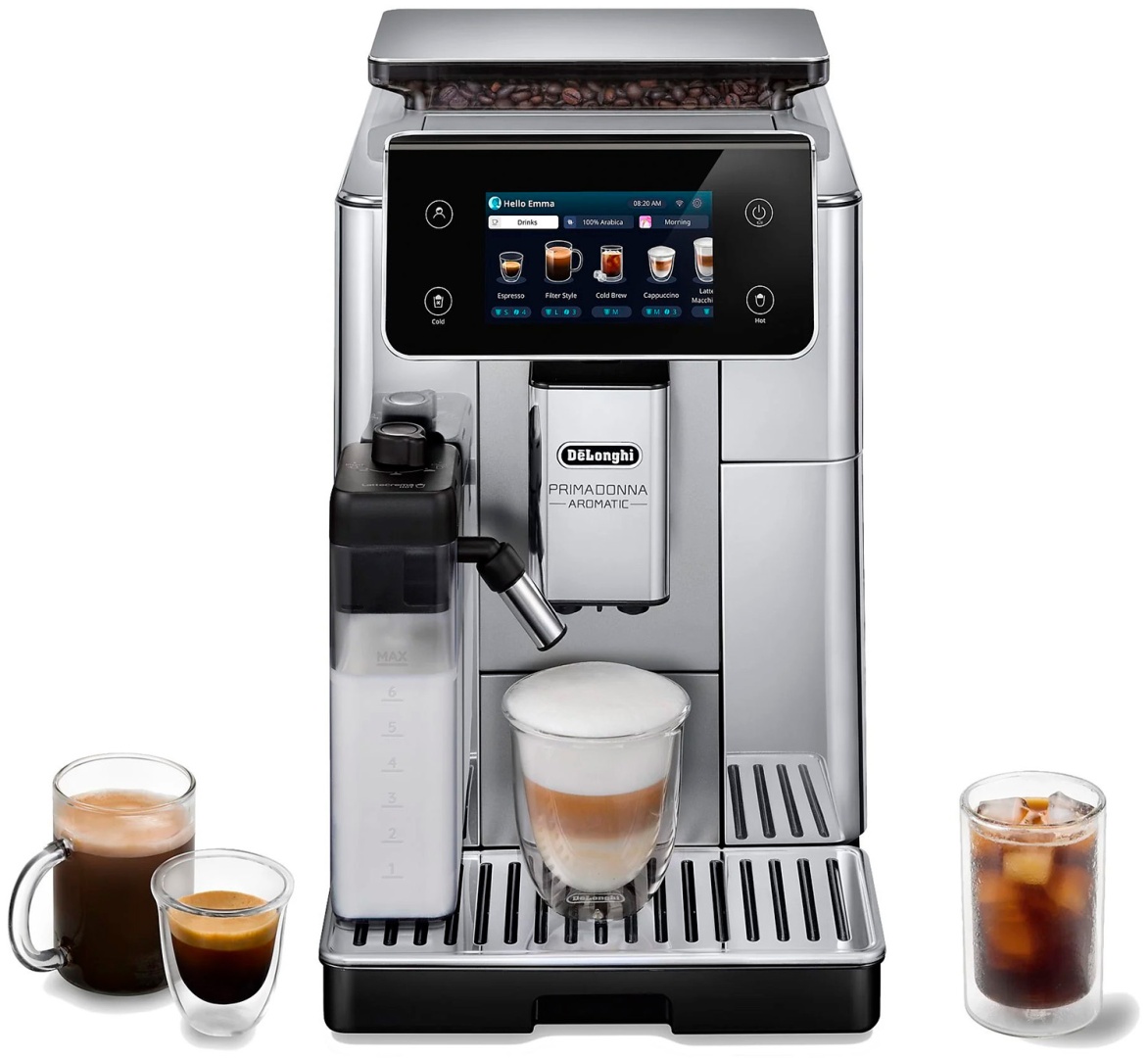 Кофемашина Delonghi ECAM-630.55.SSM, Aromatic серебристый