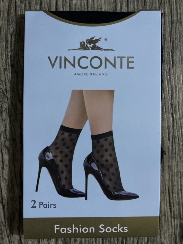 Носки Vinconte 2 пары черный 35/40