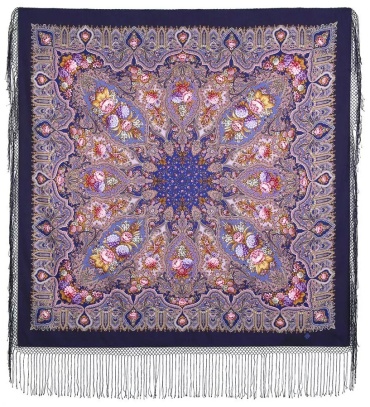 Платок Павловопосадский платок шерсть 148 x 148 см