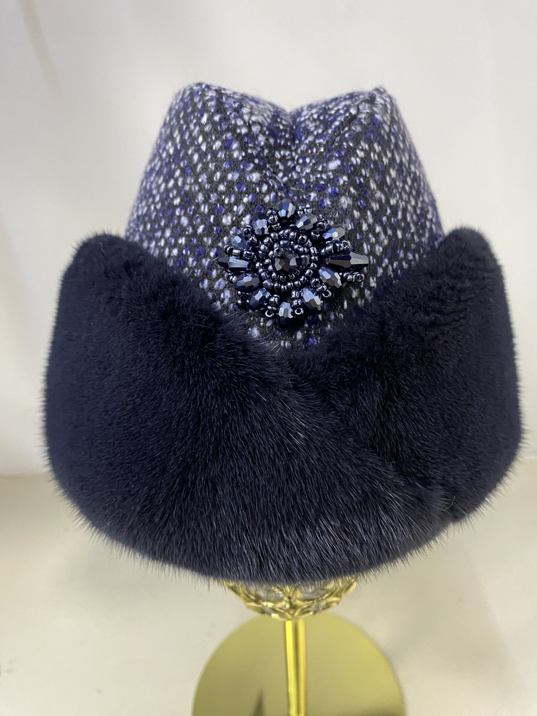 Шапка SemiFur размер 56, 58, 60, графит