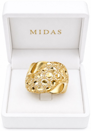 Кольцо MIDAS 000146 размер 19 вес 2 г золото, без вставок