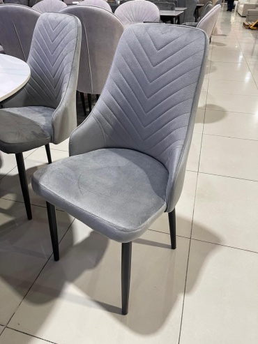 Стул ModiHome Прованс 7201, 87x47x45 см, черный, серый 1 шт.