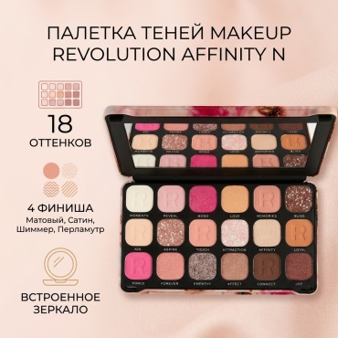 Makeup Revolution тени рассыпчатые Affinity N