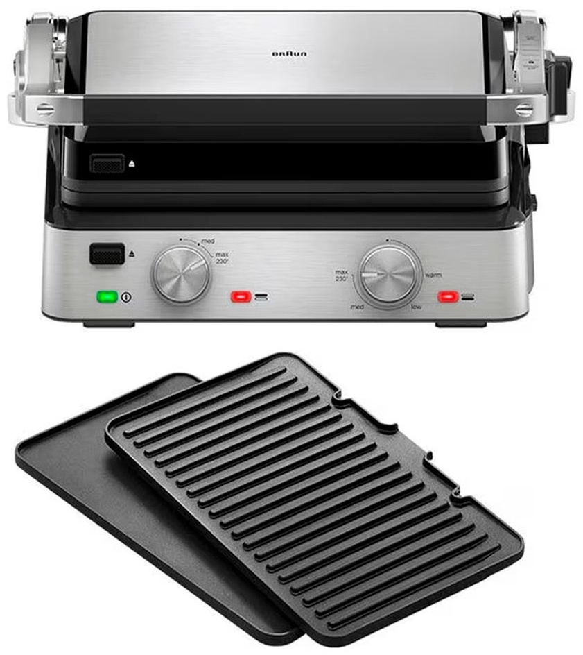 Гриль Braun CG7020 стальной — фото 2