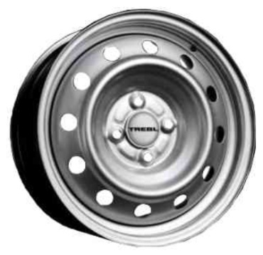 TREBL 53A43C 5.5x14/4x100 D60.1 ET43 1 диск серебристый