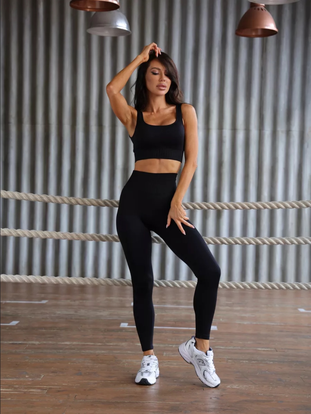 Спортивный костюм Daneli черный