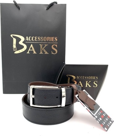 Ремень BAKS ACCESSORIES натуральная кожа 105 см черный, коричневый
