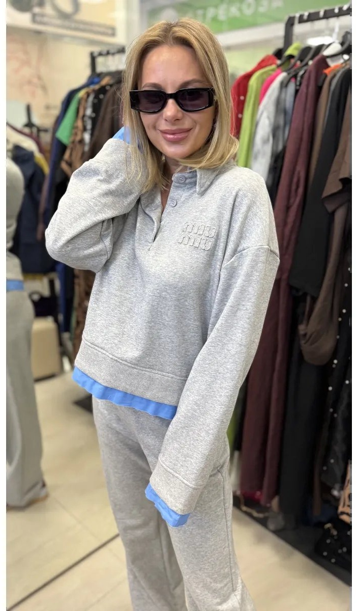 Спортивный костюм Sofi Shop серый