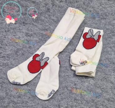 Колготки Vicktoria Kids Минни Маус красный