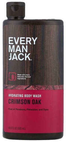 Every Man Jack увлажняющий гель для душа, малиновый дуб, 500 мл гель 500 мл