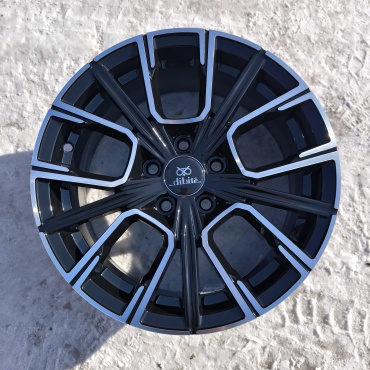 Wheels 1067 6.5x15/5x100 D67.1 ET35 4 диска черный, серебристый