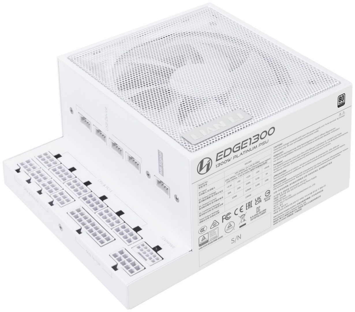 Блок питания LIAN LI Edge 1300W White 1300 Вт