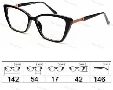 Elite Optical N.K.Karl корригирующие Готовые очки для зрения DV-45105 черный +9.50