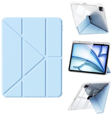 Чехол LIVANO для Apple iPad 11 A16 (2025), iPad (2022) 10.9 дюйм прозрачный, голубой
