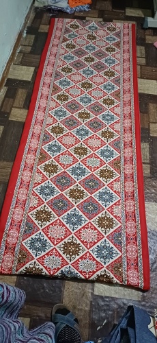 Чехол для корпе 230x80 см, хлопок, красный