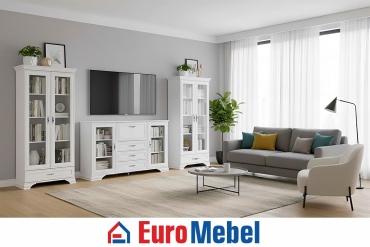 Комплект для гостиной Euromebel 00074337, белый