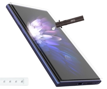 Стекло SZX для Vivo V27 Pro черный