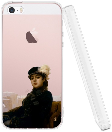 Чехол Mcover для Apple iPhone 5, iPhone 5S, iPhone SE рисунок