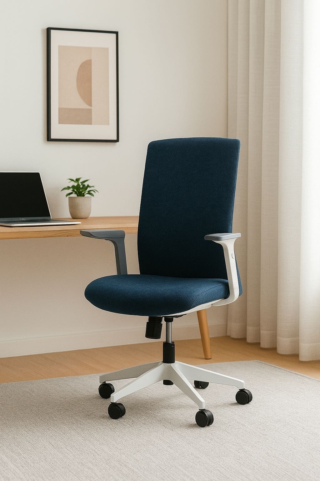 Компьютерное кресло Арт Строй Мебель 7207 white blue mesh