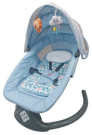 Шезлонг Ining baby S01 голубой
