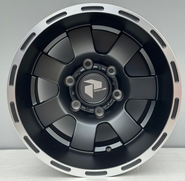 PDW PDW 5701 10x15/6x139.7 D110.1 ET-44 4 диска черный, серебристый