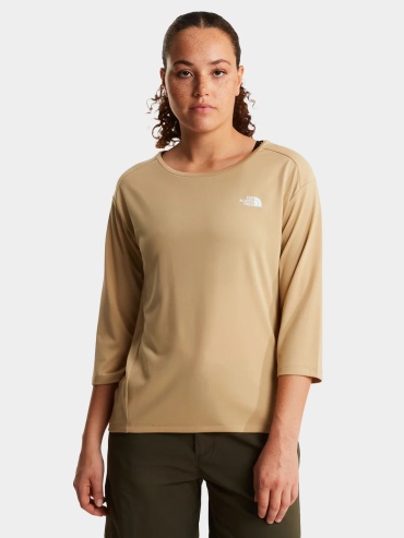 Лонгслив The North Face бежевый