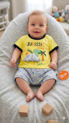 Песочник Baby Divo серый, желтый