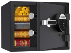 Сейф DELI 044-ET580 ключевой, электронный замок (380х300х300 мм)