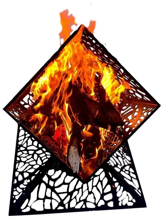 Мангал разборный 60x60x70 см, сталь