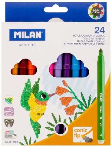 Фломастер Milan 24 шт