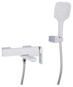 Смеситель для ванны Gappo G3217-8, латунь, цвет белый, хром