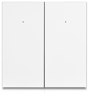 Выключатель клавишный Ubaro DS-108 2 W, белый