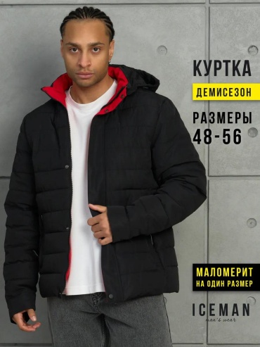 Демисезонная куртка красный