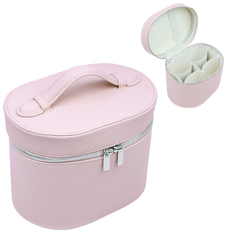 Косметичка экокожа розовый 16.5X22 см