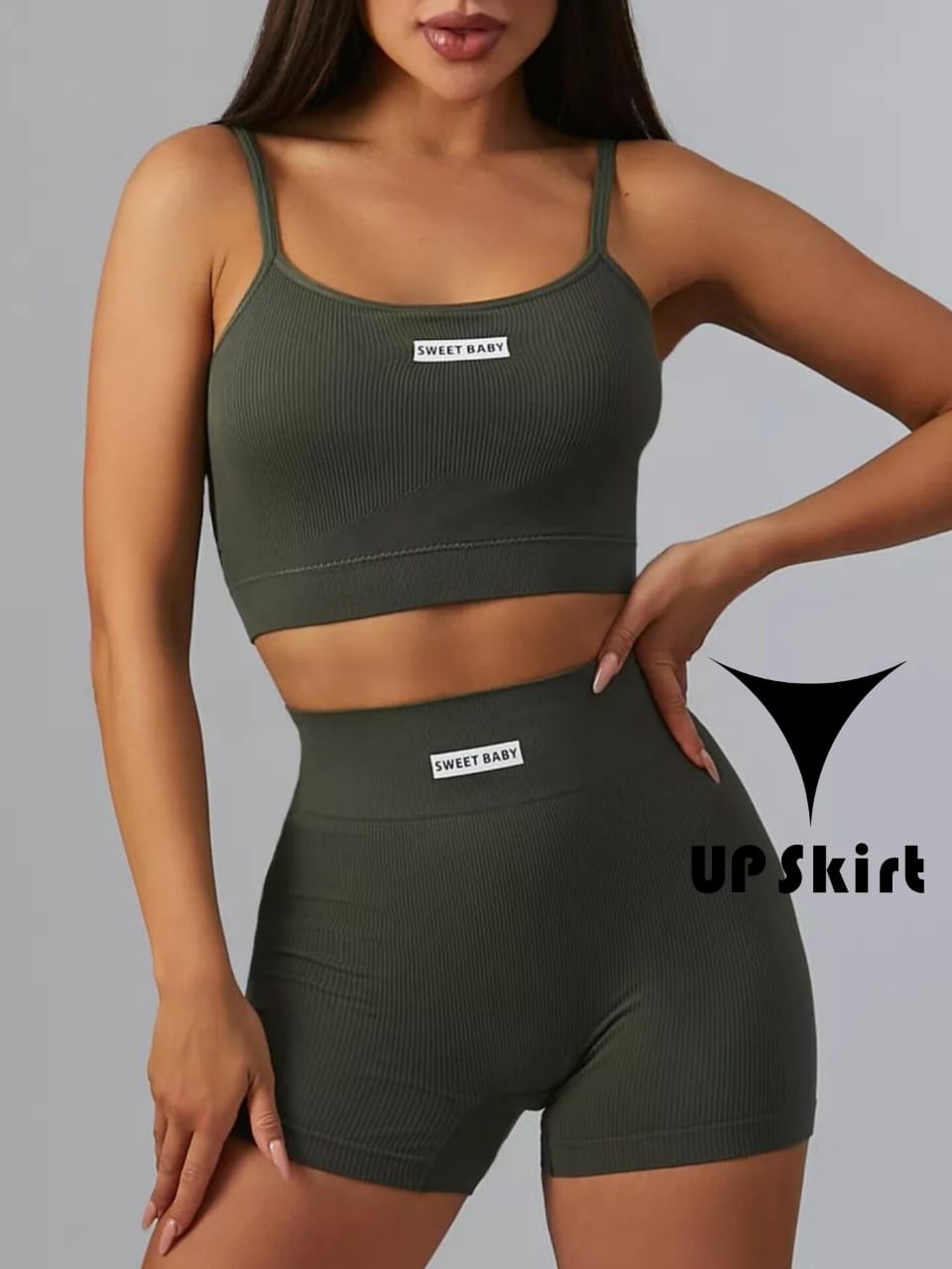 Комплект нижнего белья UP Skirt хаки