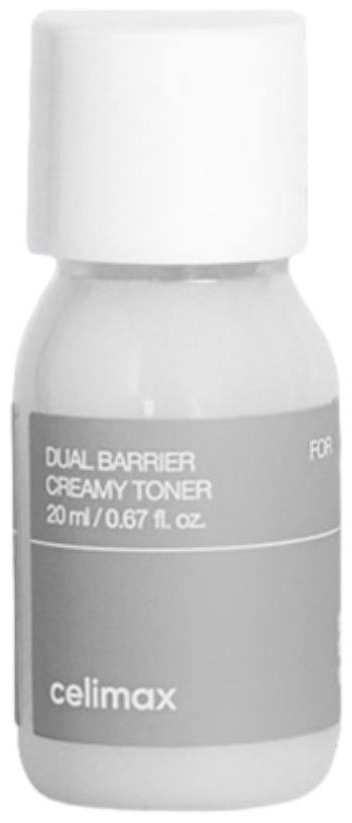 Celimax тонер Dual Barrier Creamy 20 мл