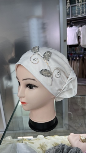 Тюрбан TURBAN CHALMA размер универсальный, молочный