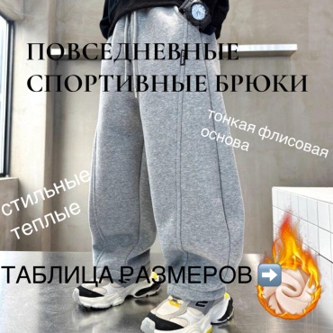 Брюки S-ta серый