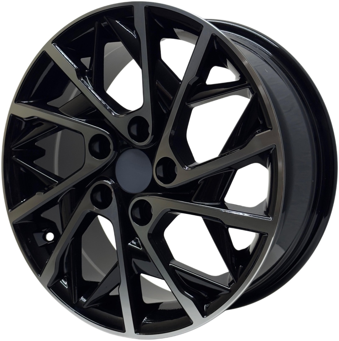 Yixing 008 WestWheelsShop 6.5x16/5x114.3 D67.1 ET45 4 диска черный, хром