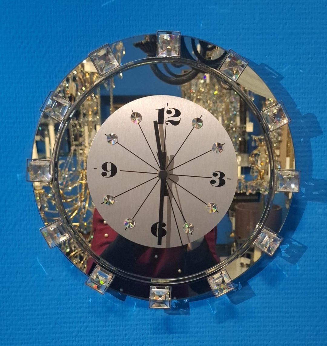 Часы кварцевые Orion WL 13K/WV20 chrom , металл, стекло