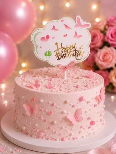 Страна Карнавалия Happy Birthday топперы для торта 1 шт