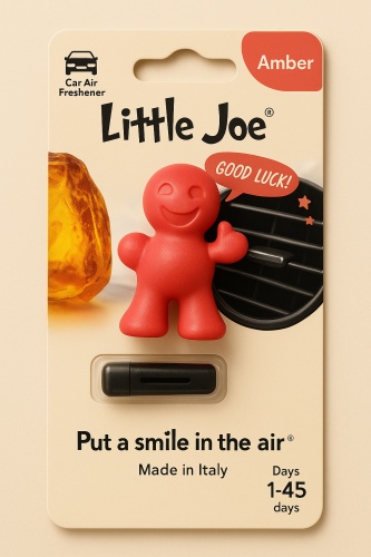 Little Joe ароматизатор пластиковый ET1212 Little Joe Amber – Pink Red