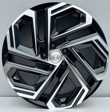 RNO 1167 7.5x19/5x114.3 D67.1 ET45 4 диска черный, серебристый