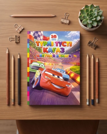 Цветная бумага 12594008_474625847, двусторонний, матовый А4, 16 л