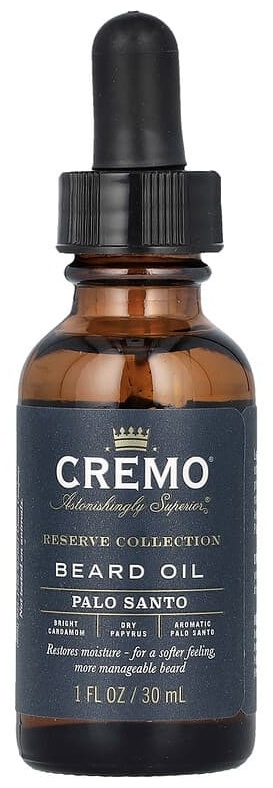 Cremo Reserve Collection восстанавливающее масло для бороды и усов 30 мл