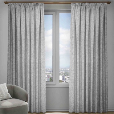Комплект ESSENSAU 400x270 см 3 шт, сетка, лен, серый