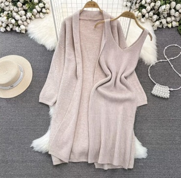 Повседневное платье FASHION бежевый