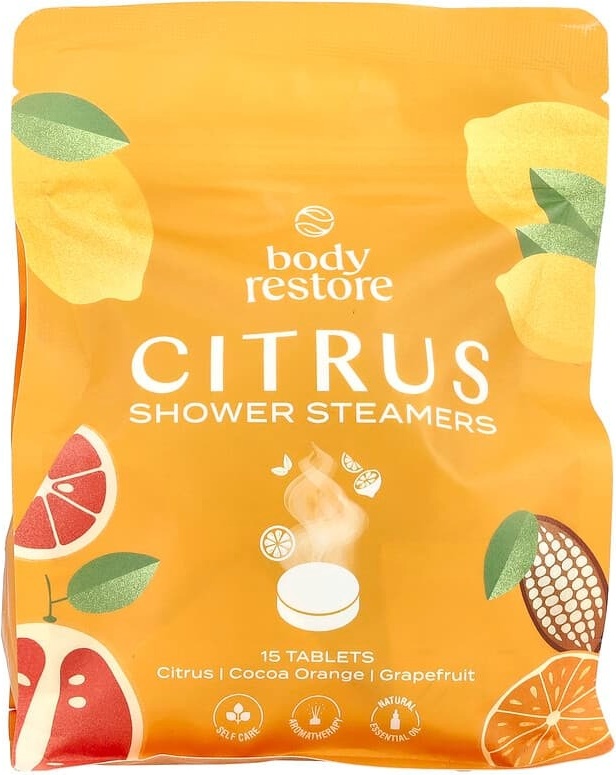 Body Restore Пароварки для душа, цитрус 360 г